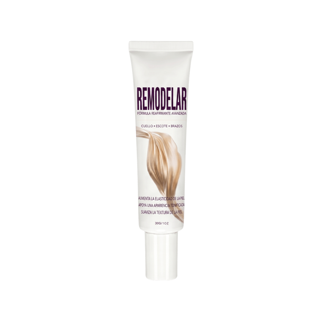 Crema reafirmante remodeladora en tubo con fórmula suave para una piel más tonificada y definida.