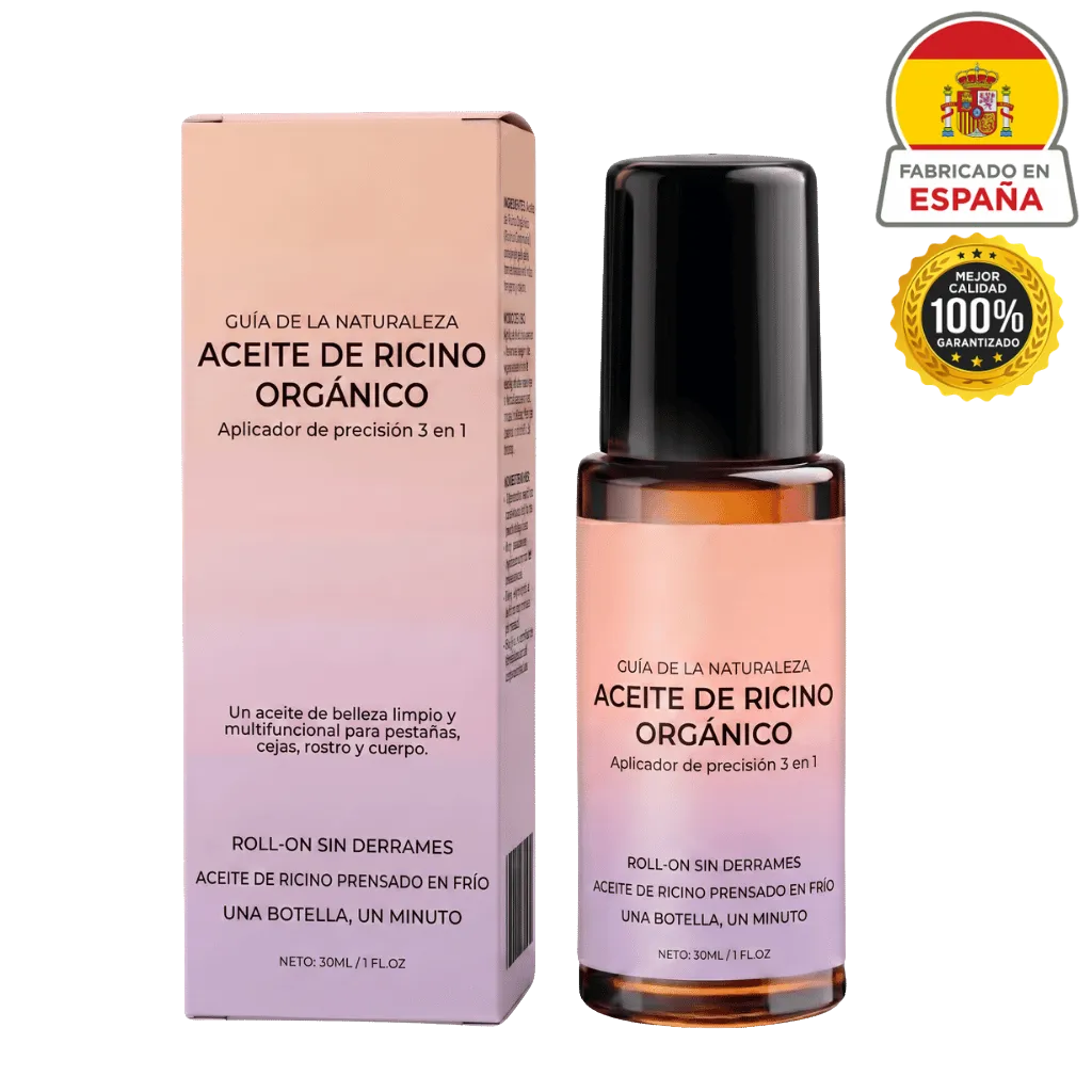 Aceite de Ricino Orgánico Premium en Roll-On